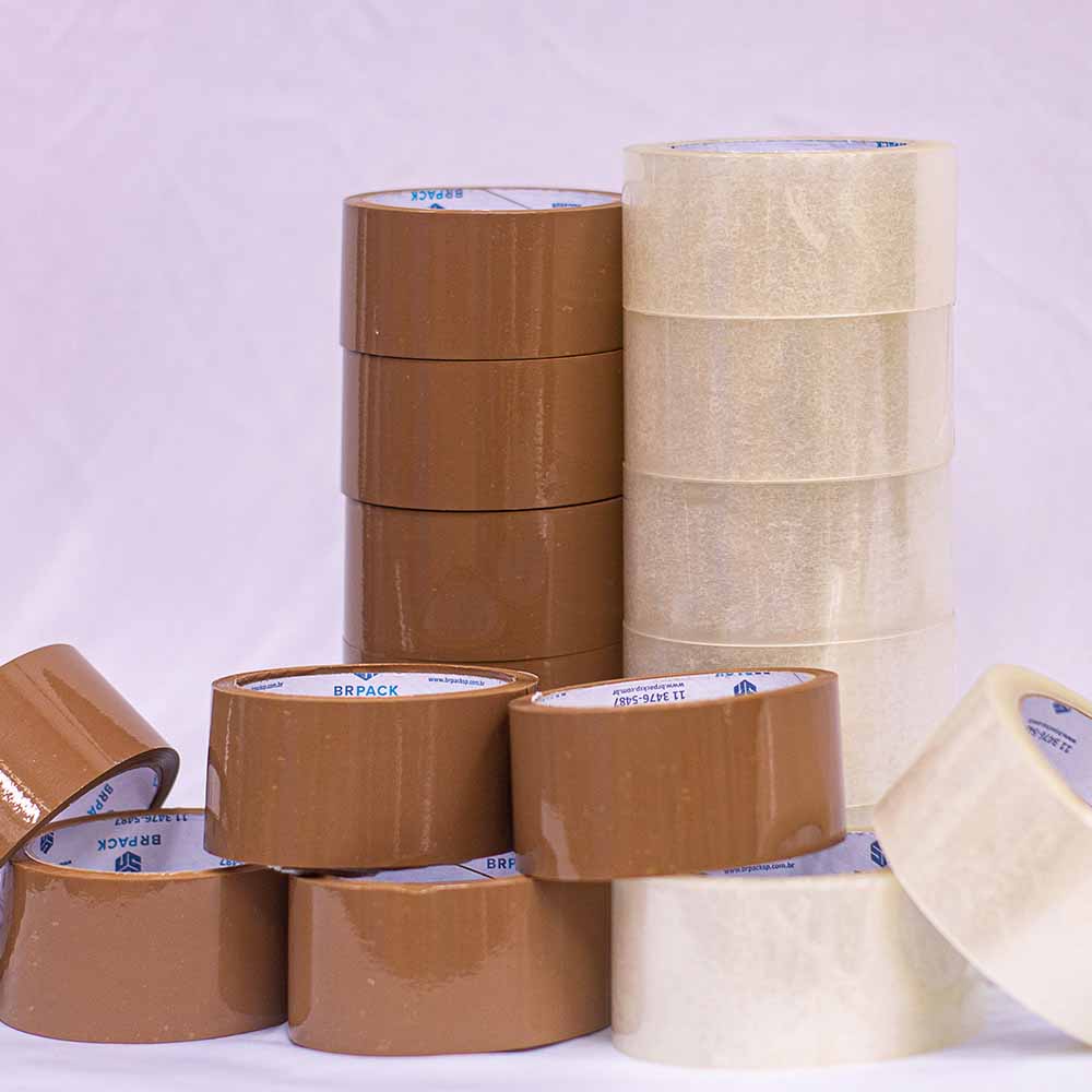 Fita Transparente e Marrom